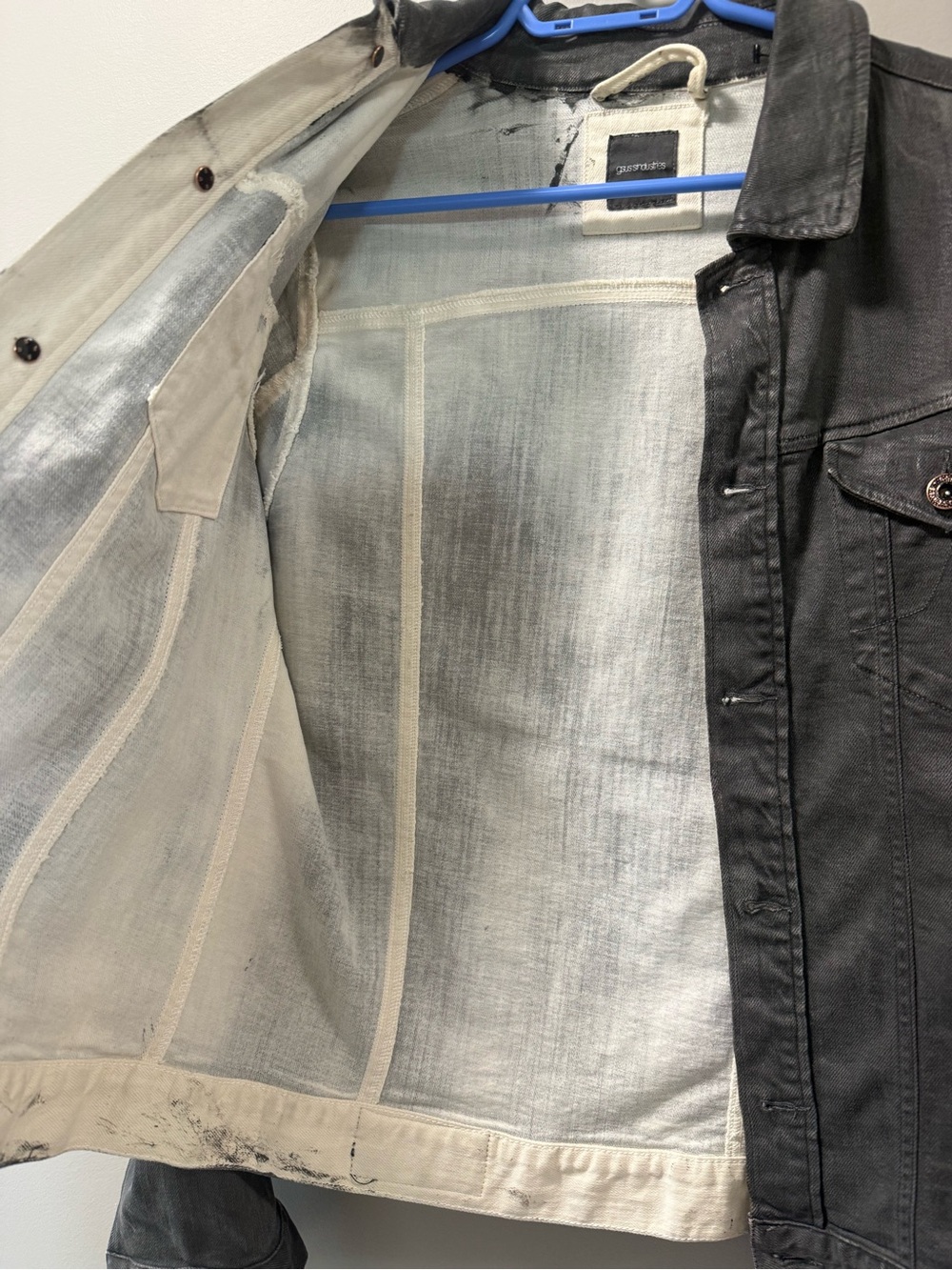 Olive Green Washed Denim Jacket - Women's Classic Jean Jacket